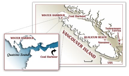 Winter Harbour Map